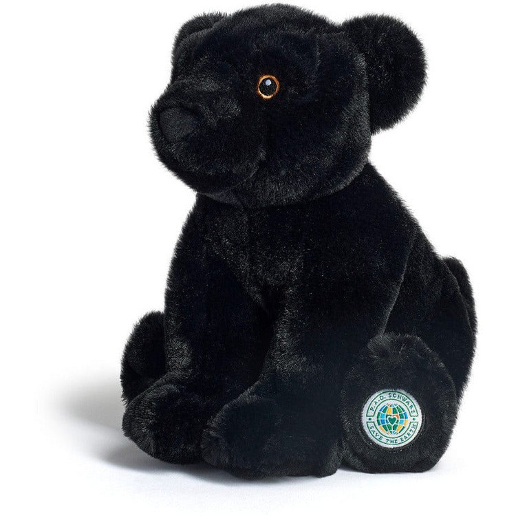 10" Planet Love Recycled Bottle Toy Plush Black Panther - Image 4
