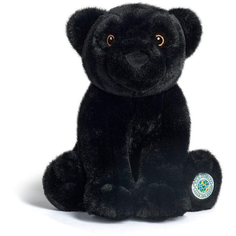 10" Planet Love Recycled Bottle Toy Plush Black Panther - Image 6