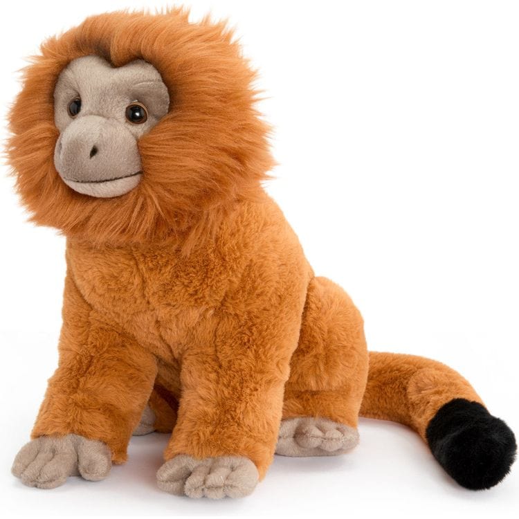 12" Adopt A Wild Pal Endangered Gold Lion Tamarin Plush - Image 4