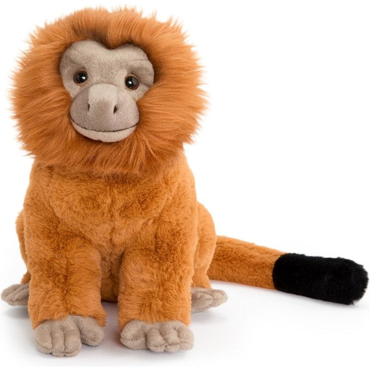 12" Adopt A Wild Pal Endangered Gold Lion Tamarin Plush - Image 6