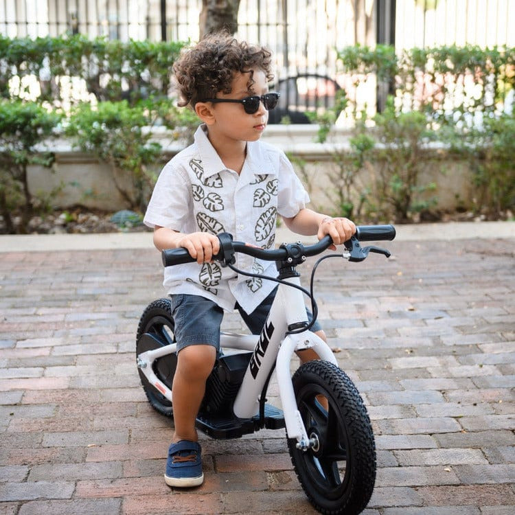 12" Electric Bike - White - Image 4