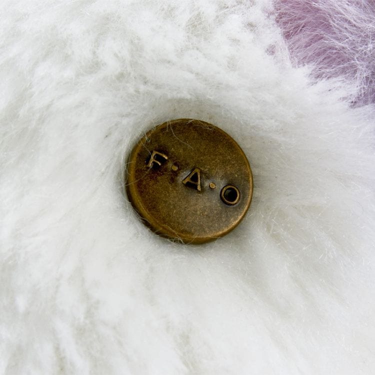 12" Glow Brights LED with Sound Alpaca Plush - Cream - Image 7