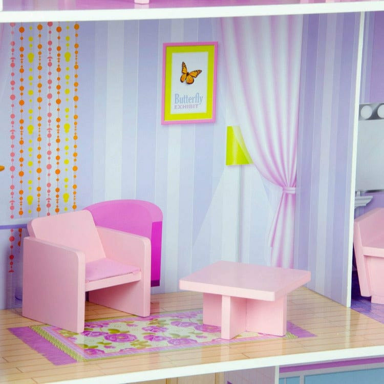12" Pink Dreamland Tiffany Dollhouse - Image 4
