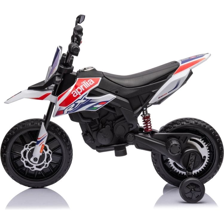Alternative view of 12V Aprilia Motorcycle 1 Seater Ride On for Kids - White