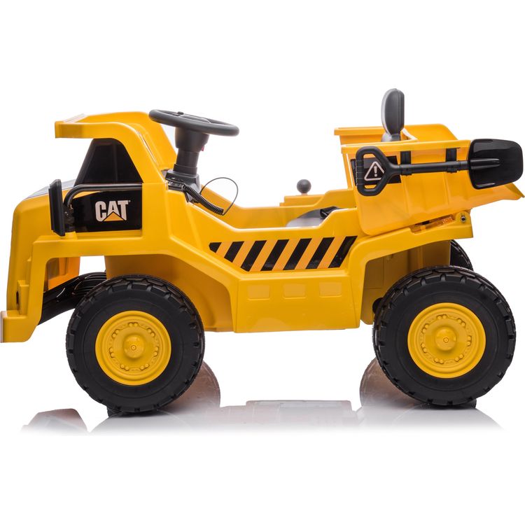Alternative view of 12V CAT Dump Truck 1-Seater Ride On - Yellow