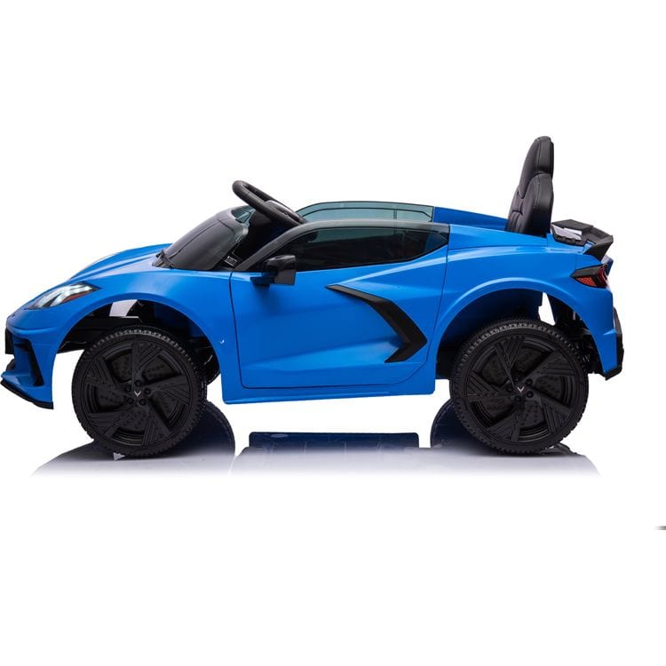 Alternative view of 12V Corvette C8 1-Seater Ride On Car - Blue