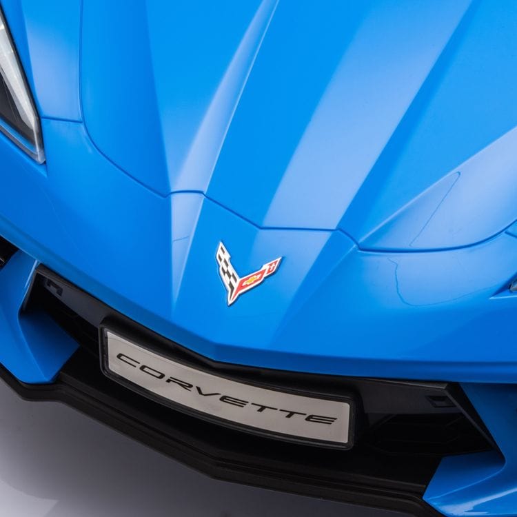 12V Corvette C8 1-Seater Ride On Car - Blue - Image 10