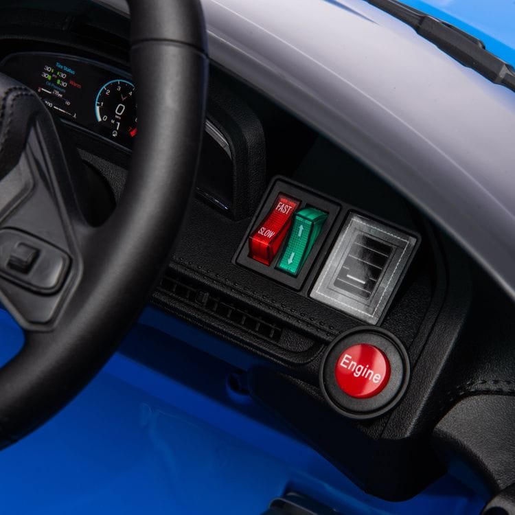 12V Corvette C8 1-Seater Ride On Car - Blue - Image 9
