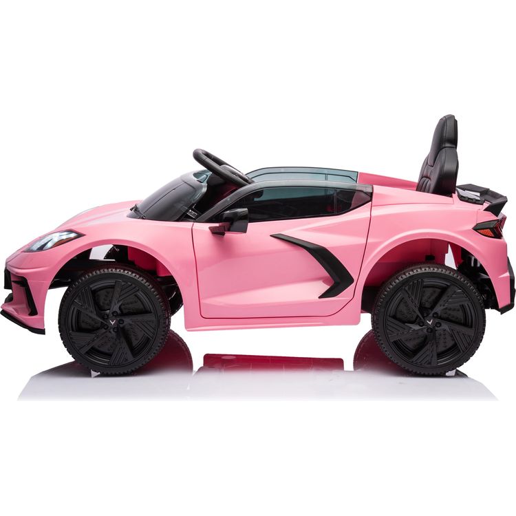 Alternative view of 12V Corvette C8 1-Seater Ride On Car - Pink