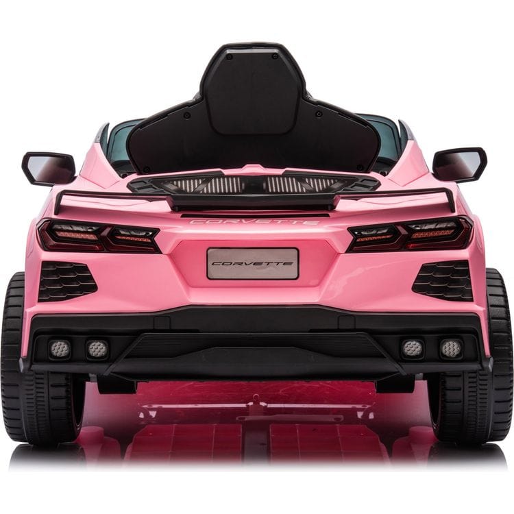 12V Corvette C8 1-Seater Ride On Car - Pink - Image 3