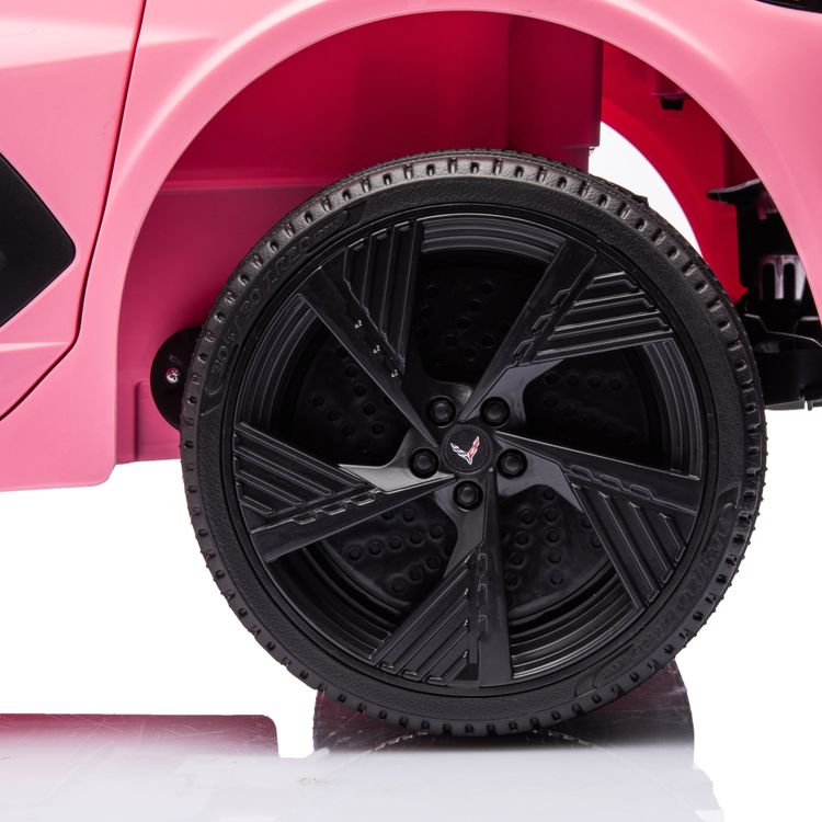 12V Corvette C8 1-Seater Ride On Car - Pink - Image 6