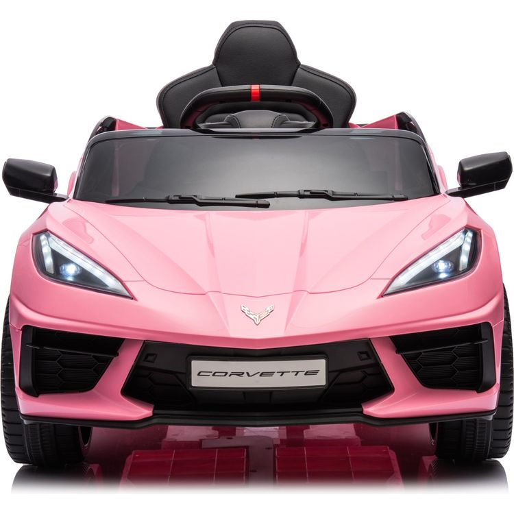 12V Corvette C8 1-Seater Ride On Car - Pink - Image 4