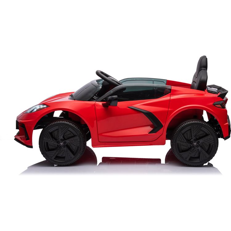 Alternative view of 12V Corvette C8 1-Seater Ride On Car - Red