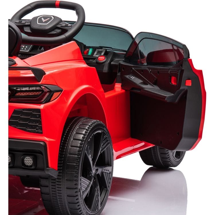 12V Corvette C8 1-Seater Ride On Car - Red - Image 5