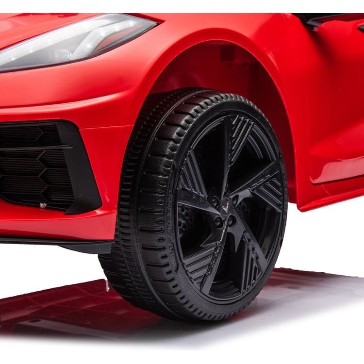 12V Corvette C8 1-Seater Ride On Car - Red - Image 6