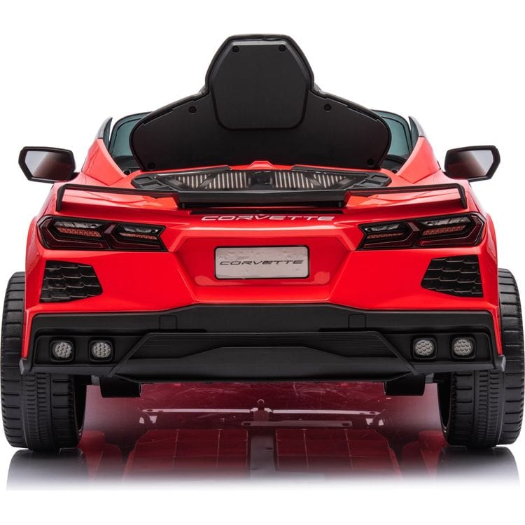 12V Corvette C8 1-Seater Ride On Car - Red - Image 3