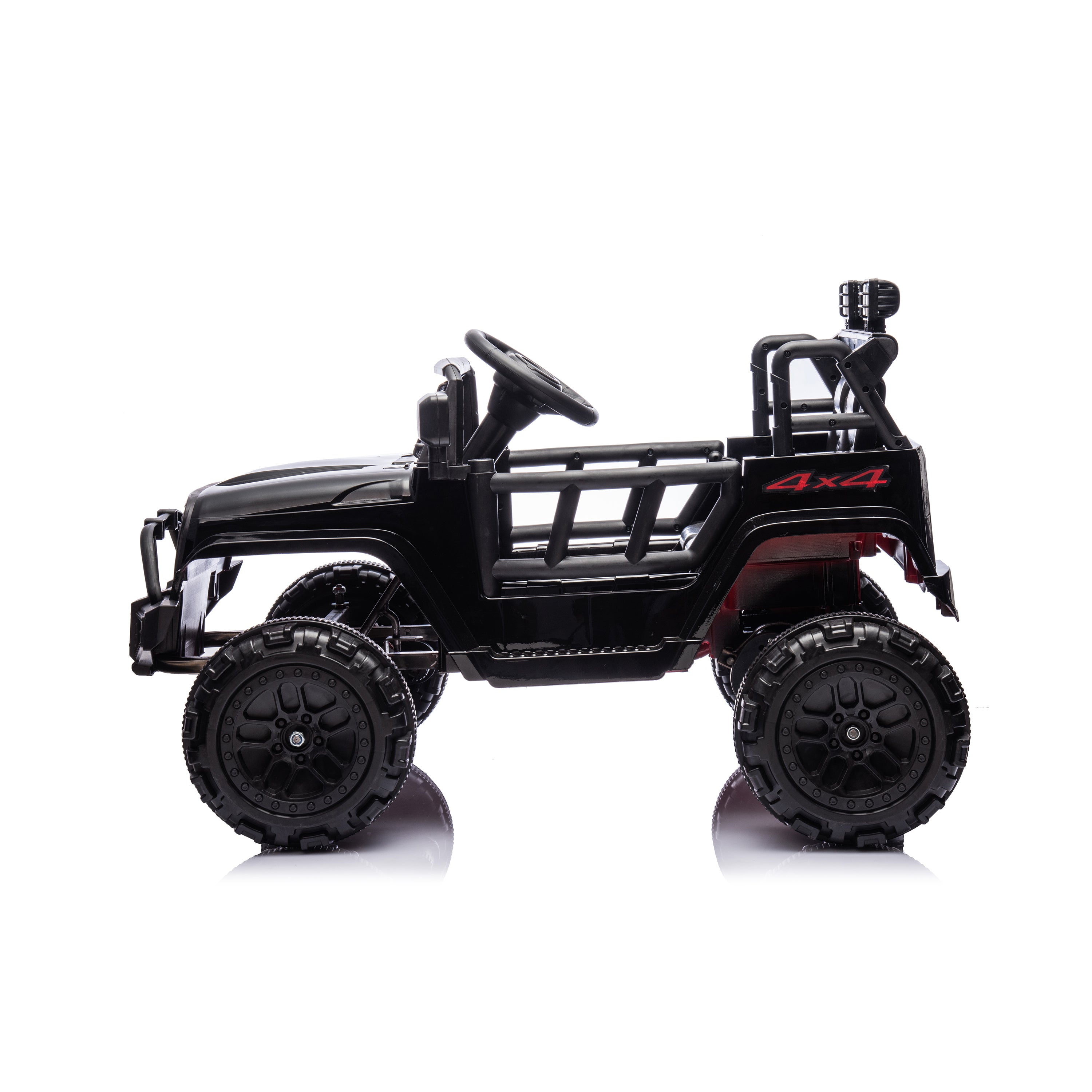 12V Freddo Ranger 4x4 Ride On - Black - Image 3