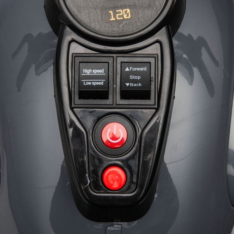 12V Kids Cruiser 1-Seater Motorcycle - Black - Image 9