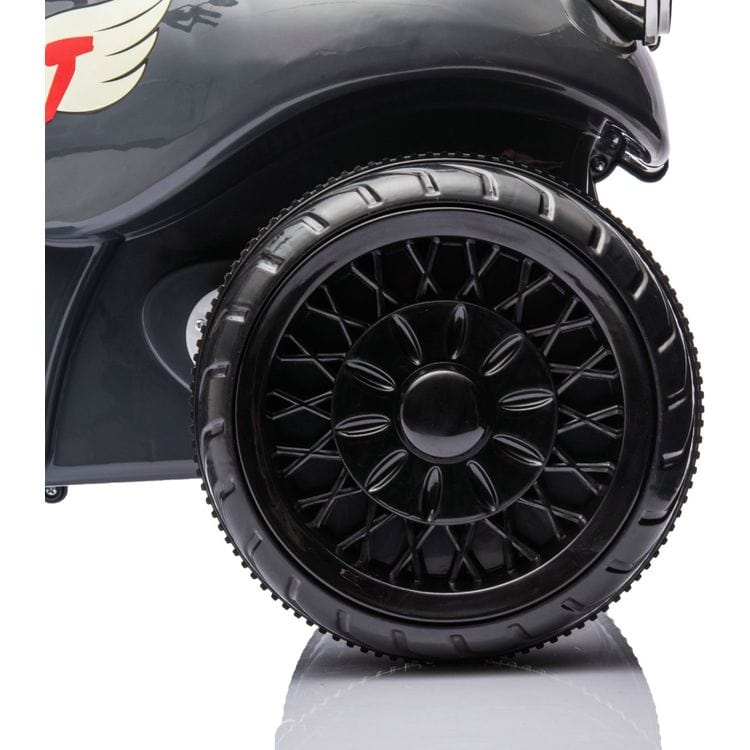 12V Kids Cruiser 1-Seater Motorcycle - Black - Image 6