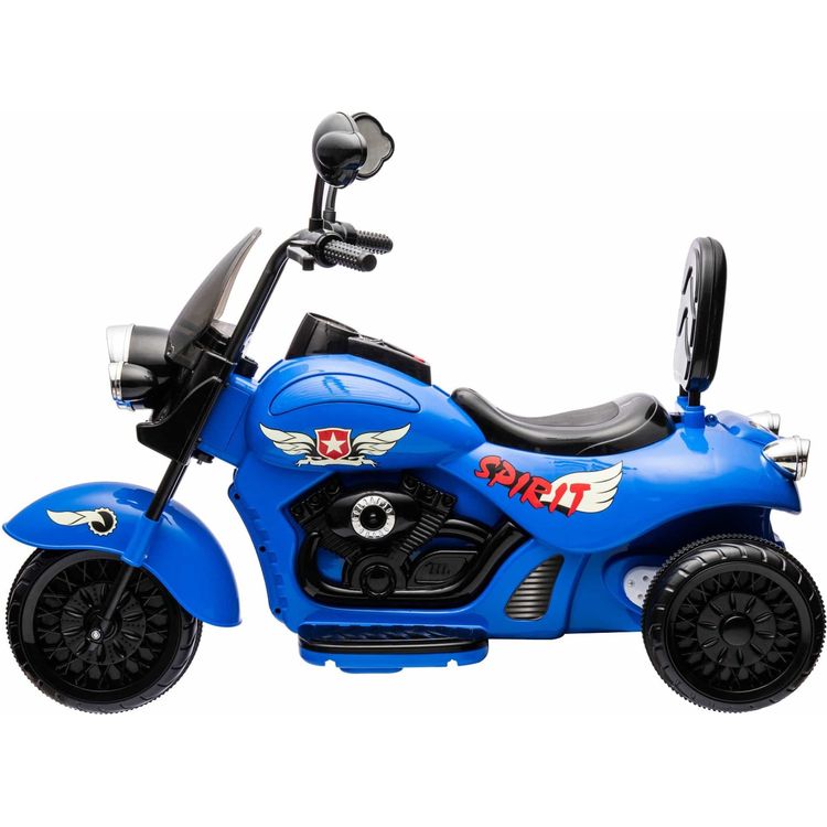 Alternative view of 12V Kids Cruiser 1-Seater Motorcycle - Blue