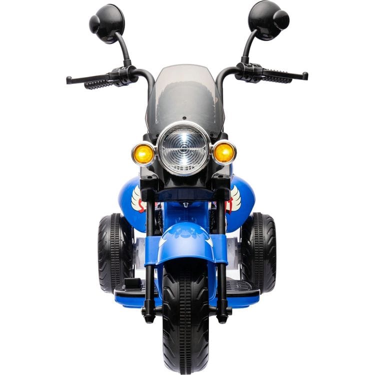 12V Kids Cruiser 1-Seater Motorcycle - Blue - Image 4