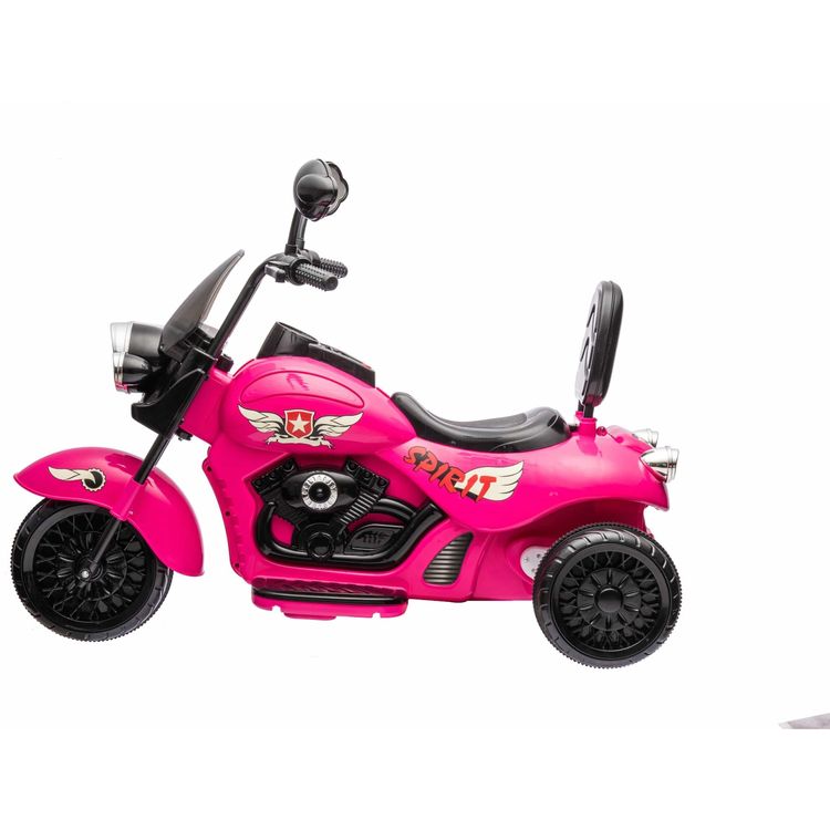 Alternative view of 12V Kids Cruiser 1-Seater Motorcycle - Pink