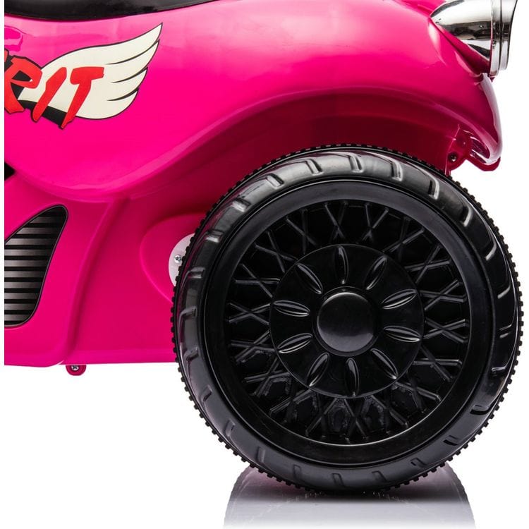 12V Kids Cruiser 1-Seater Motorcycle - Pink - Image 6