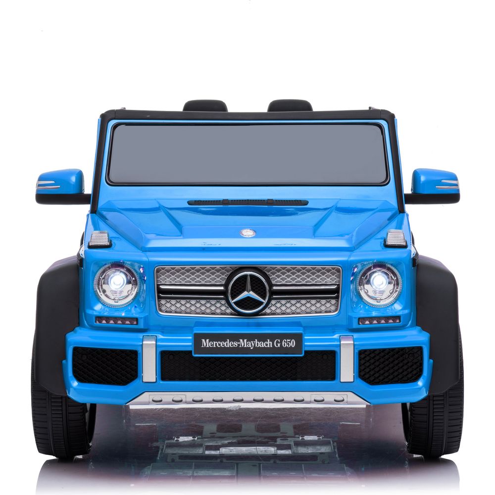 12V Mercedes Maybach G650 Landaulet 1-Seater Ride-On Car - Blue - Image 3