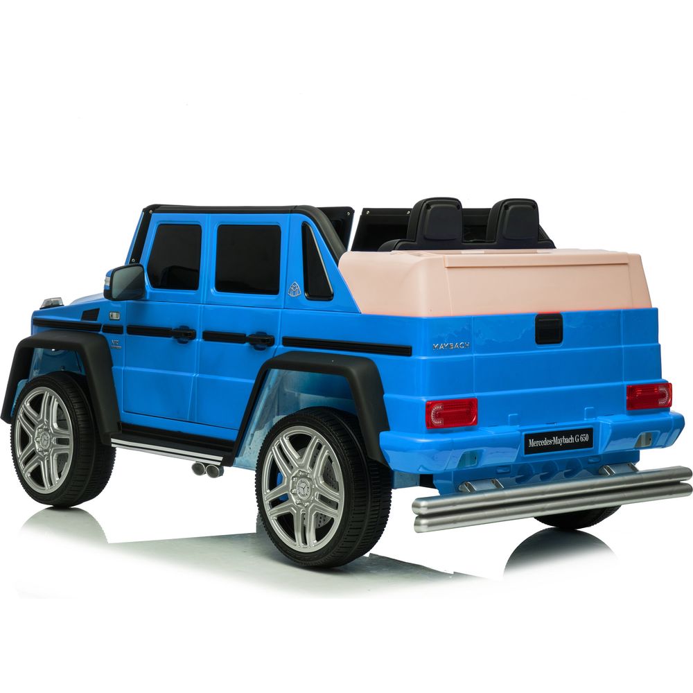 12V Mercedes Maybach G650 Landaulet 1-Seater Ride-On Car - Blue - Image 5