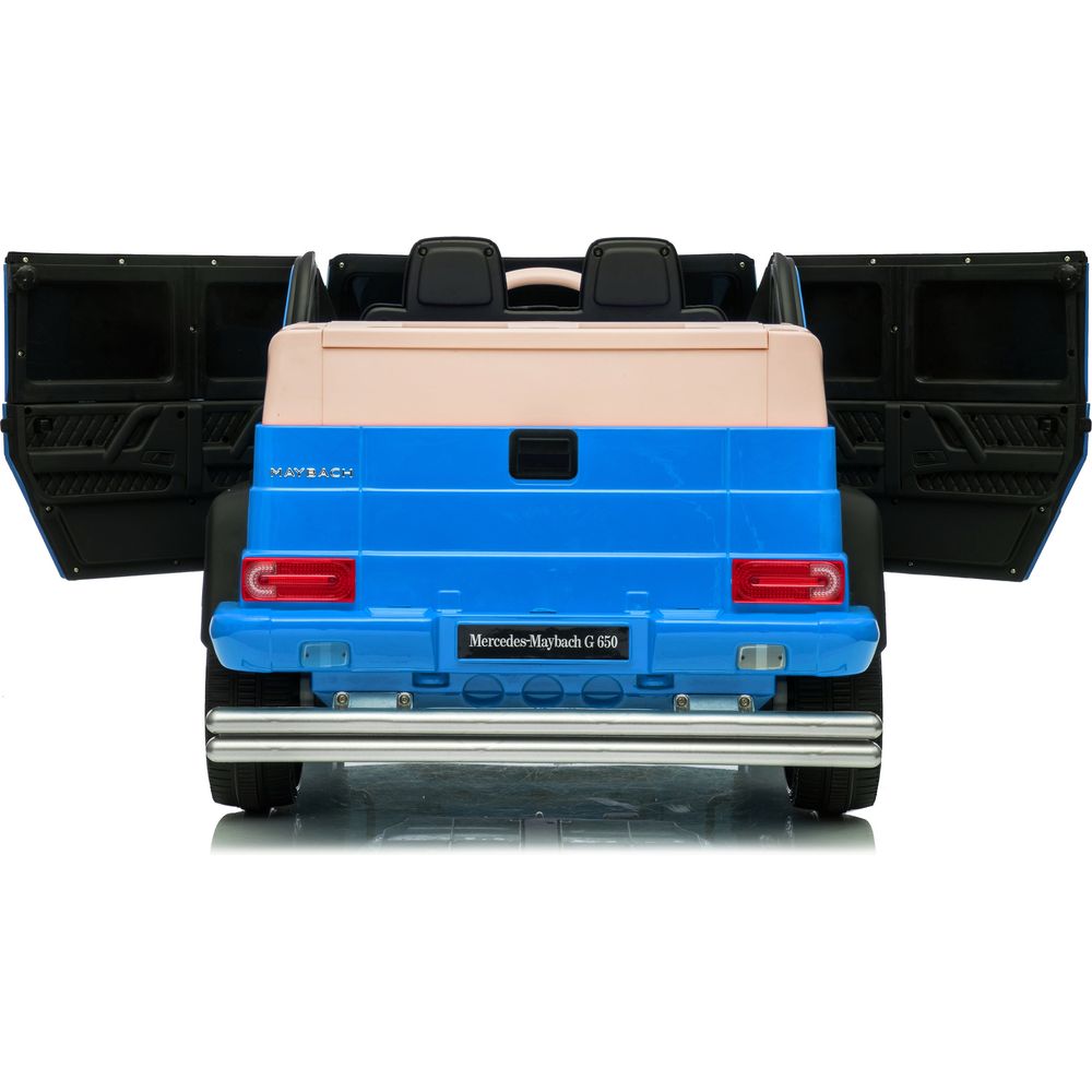 12V Mercedes Maybach G650 Landaulet 1-Seater Ride-On Car - Blue - Image 6