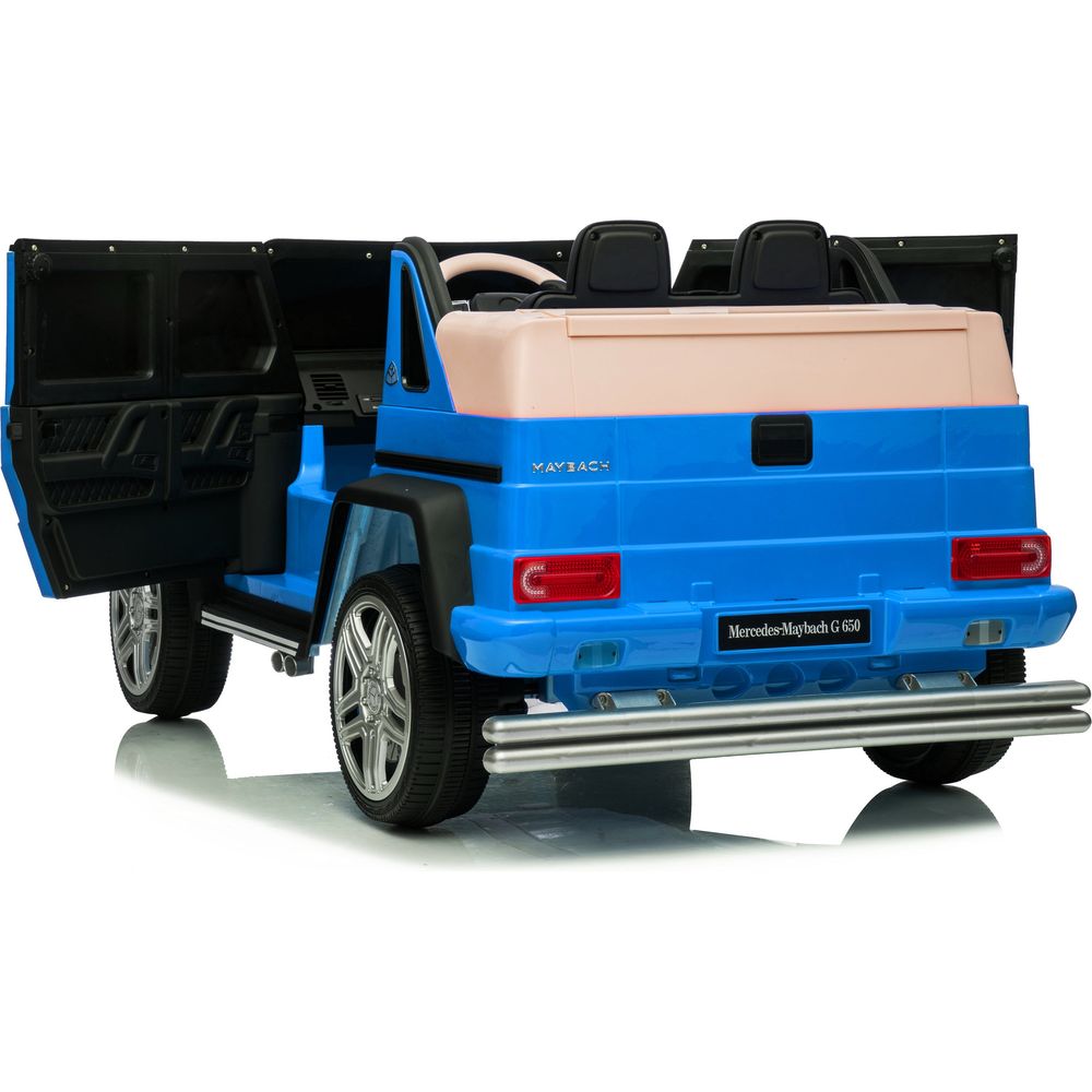 12V Mercedes Maybach G650 Landaulet 1-Seater Ride-On Car - Blue - Image 7