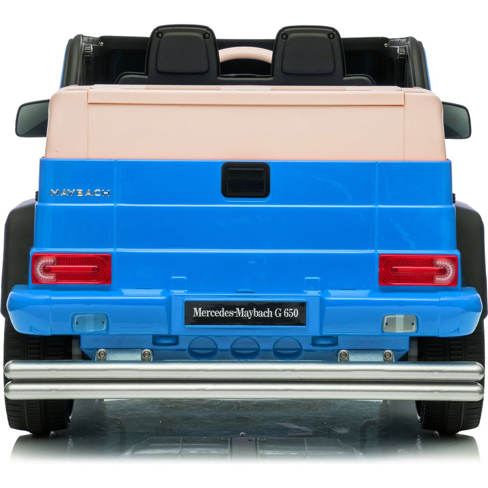 12V Mercedes Maybach G650 Landaulet 1-Seater Ride-On Car - Blue - Image 8