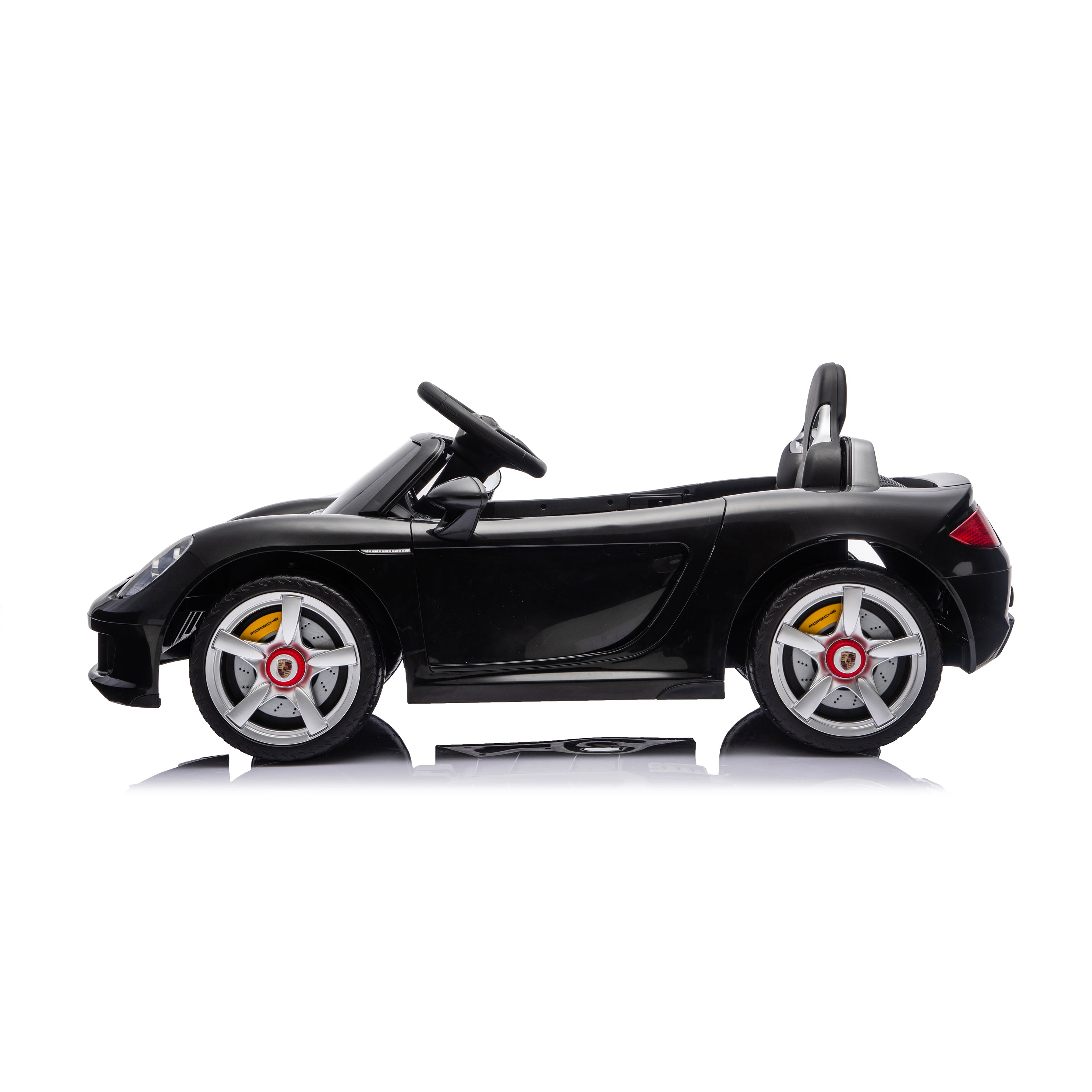 12V Porsche Carrera GT 1 Seater Ride On Car - Black - Image 3