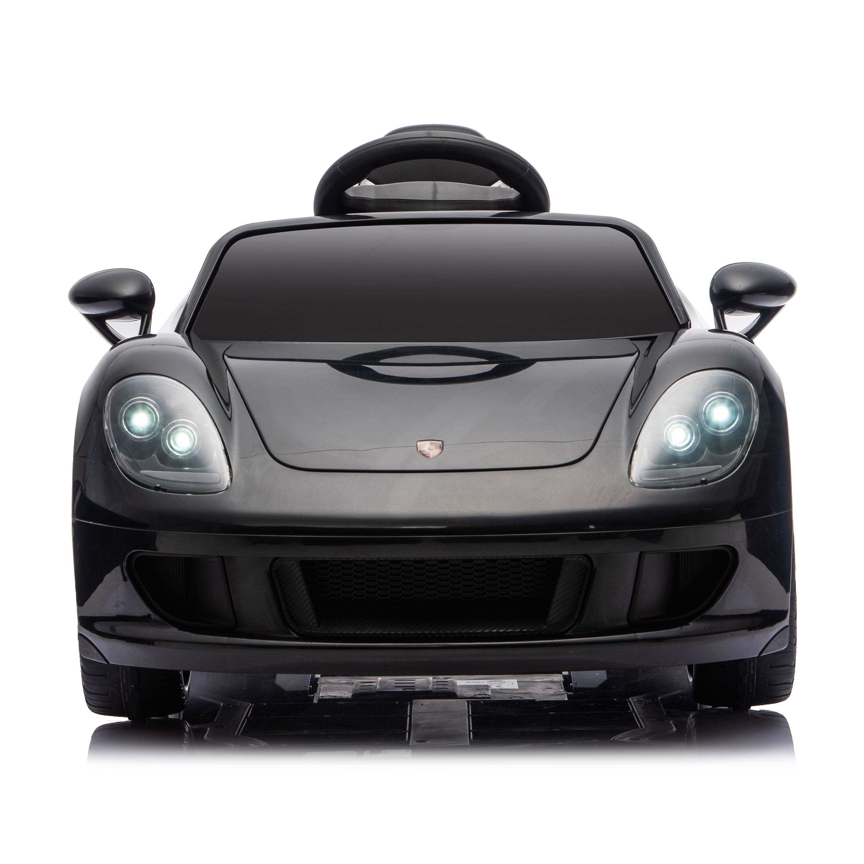 12V Porsche Carrera GT 1 Seater Ride On Car - Black - Image 4