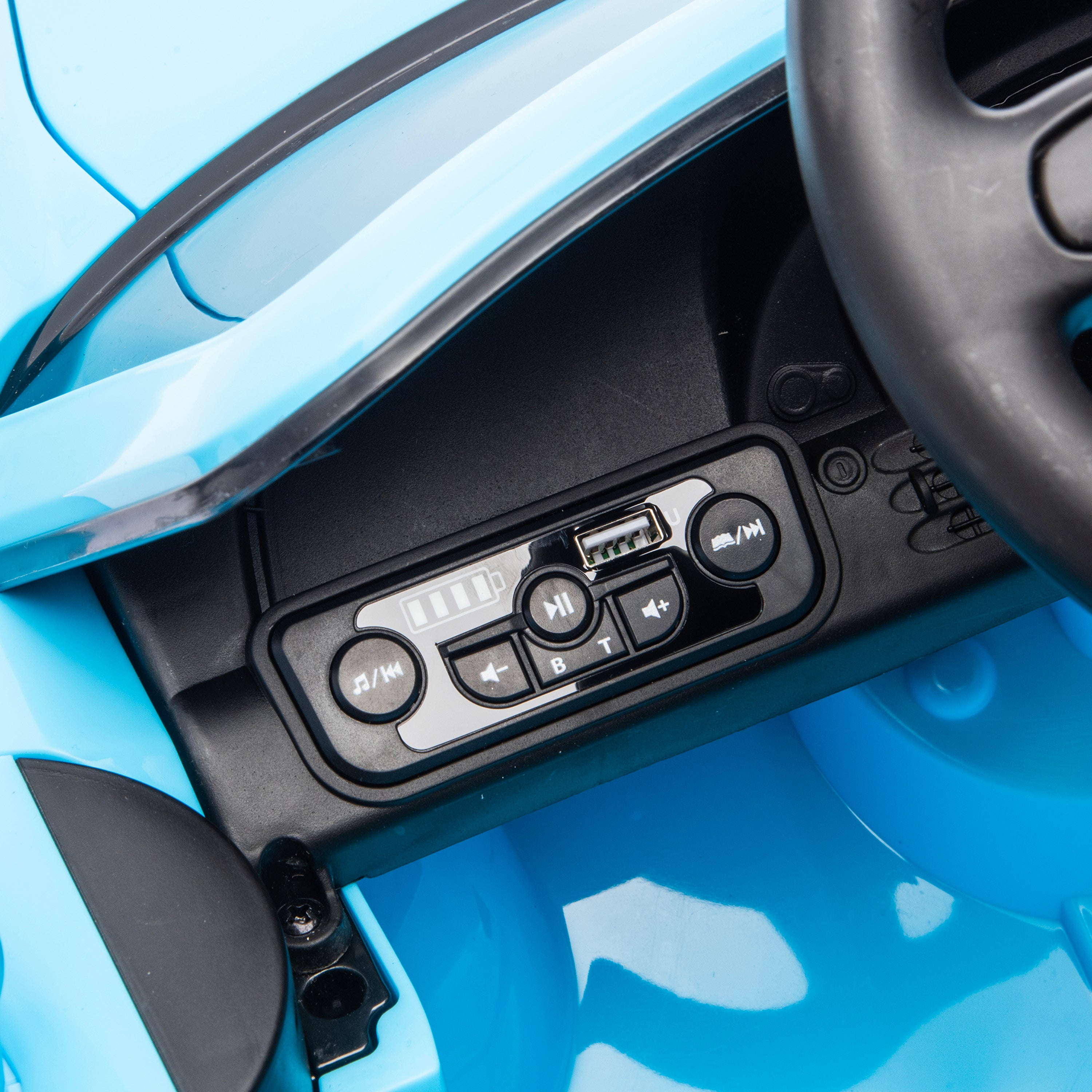 Alternative view of 12V Porsche Carrera GT 1 Seater Ride On Car - Blue