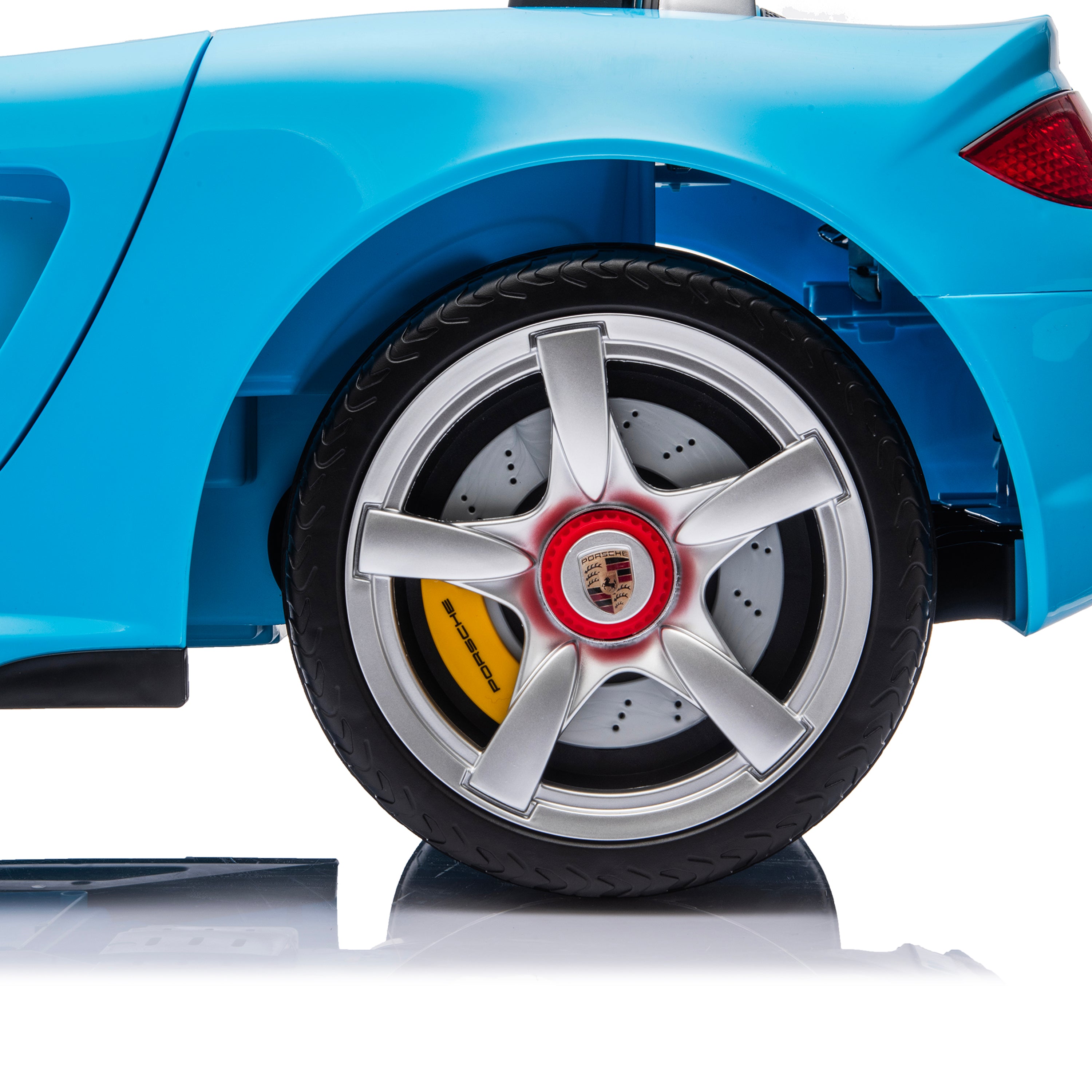 12V Porsche Carrera GT 1 Seater Ride On Car - Blue - Image 6