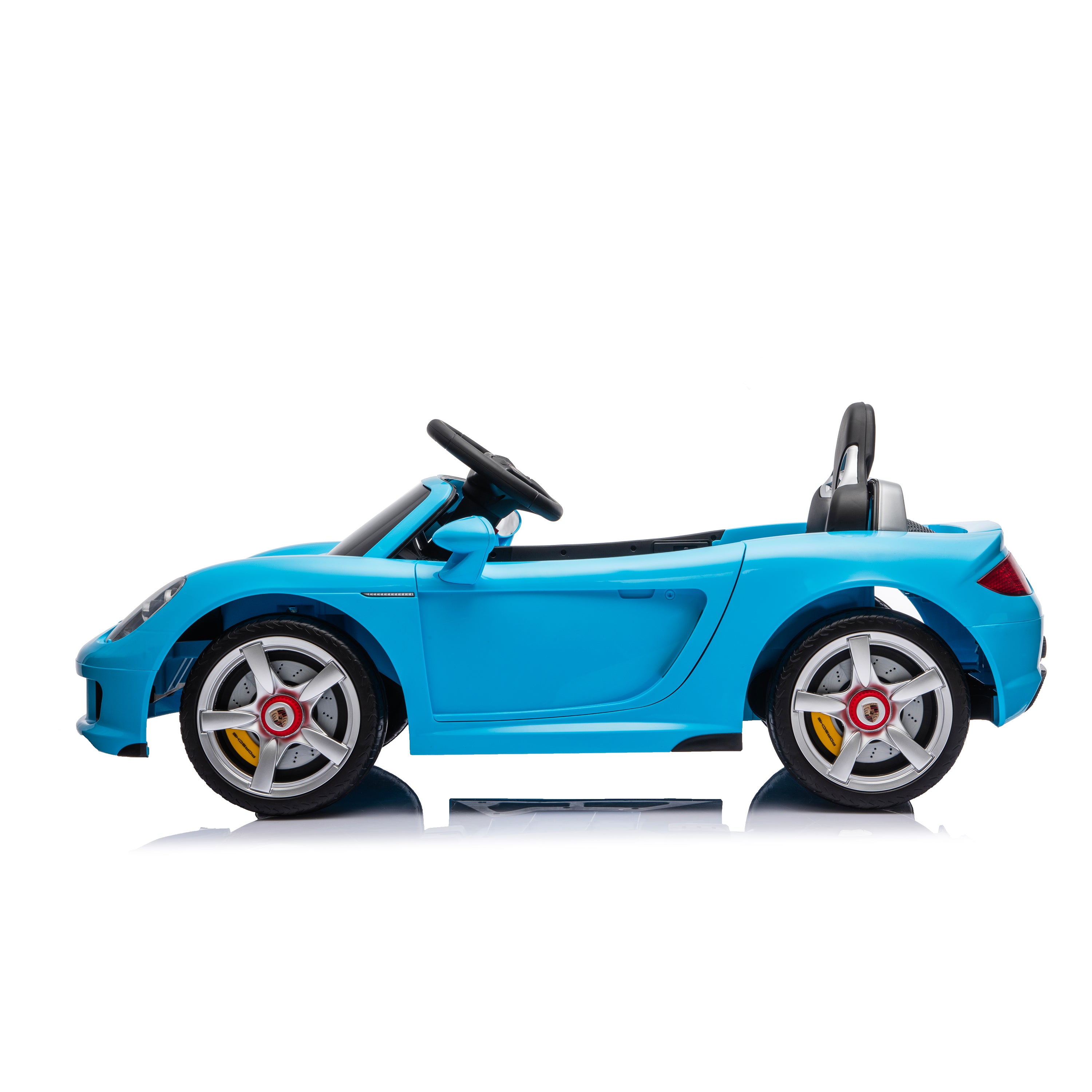 12V Porsche Carrera GT 1 Seater Ride On Car - Blue - Image 7