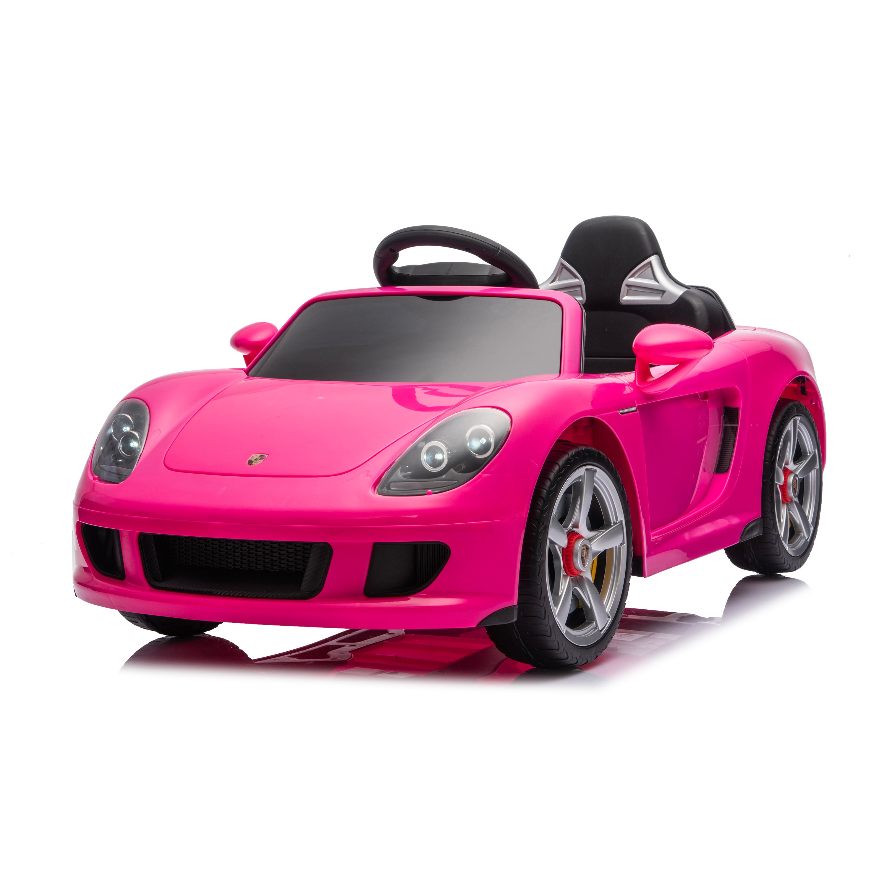 12V Porsche Carrera GT 1 Seater Ride On Car - Pink