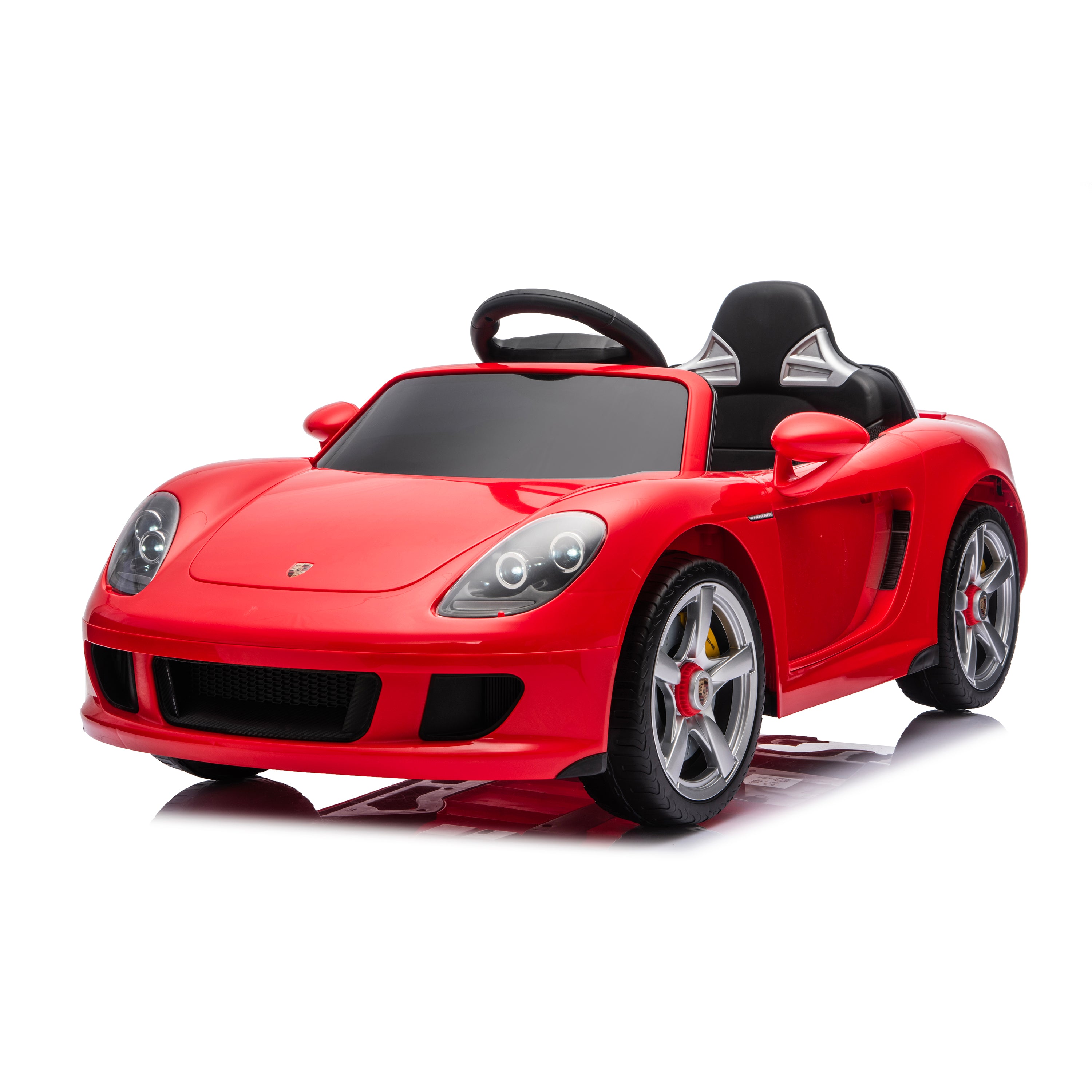 12V Porsche Carrera GT 1 Seater Ride On Car - Red