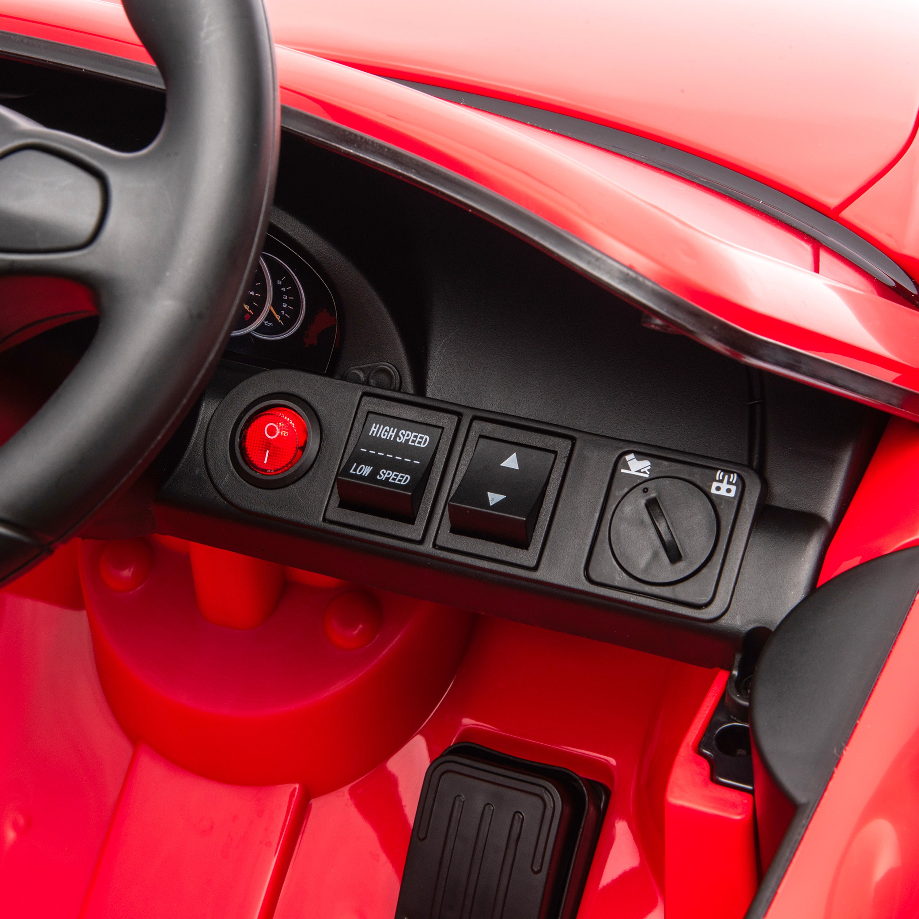 12V Porsche Carrera GT 1 Seater Ride On Car - Red - Image 3