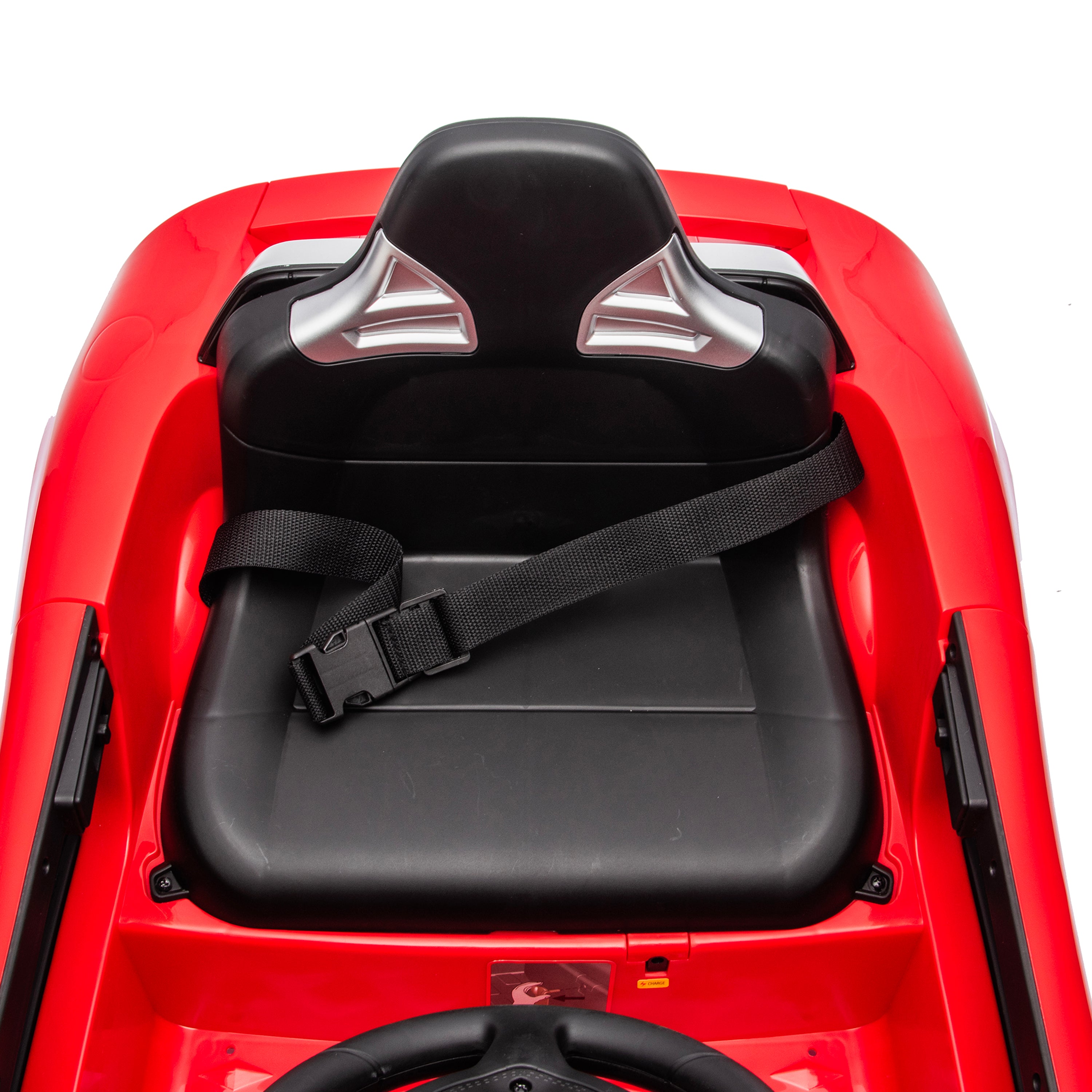12V Porsche Carrera GT 1 Seater Ride On Car - Red - Image 4