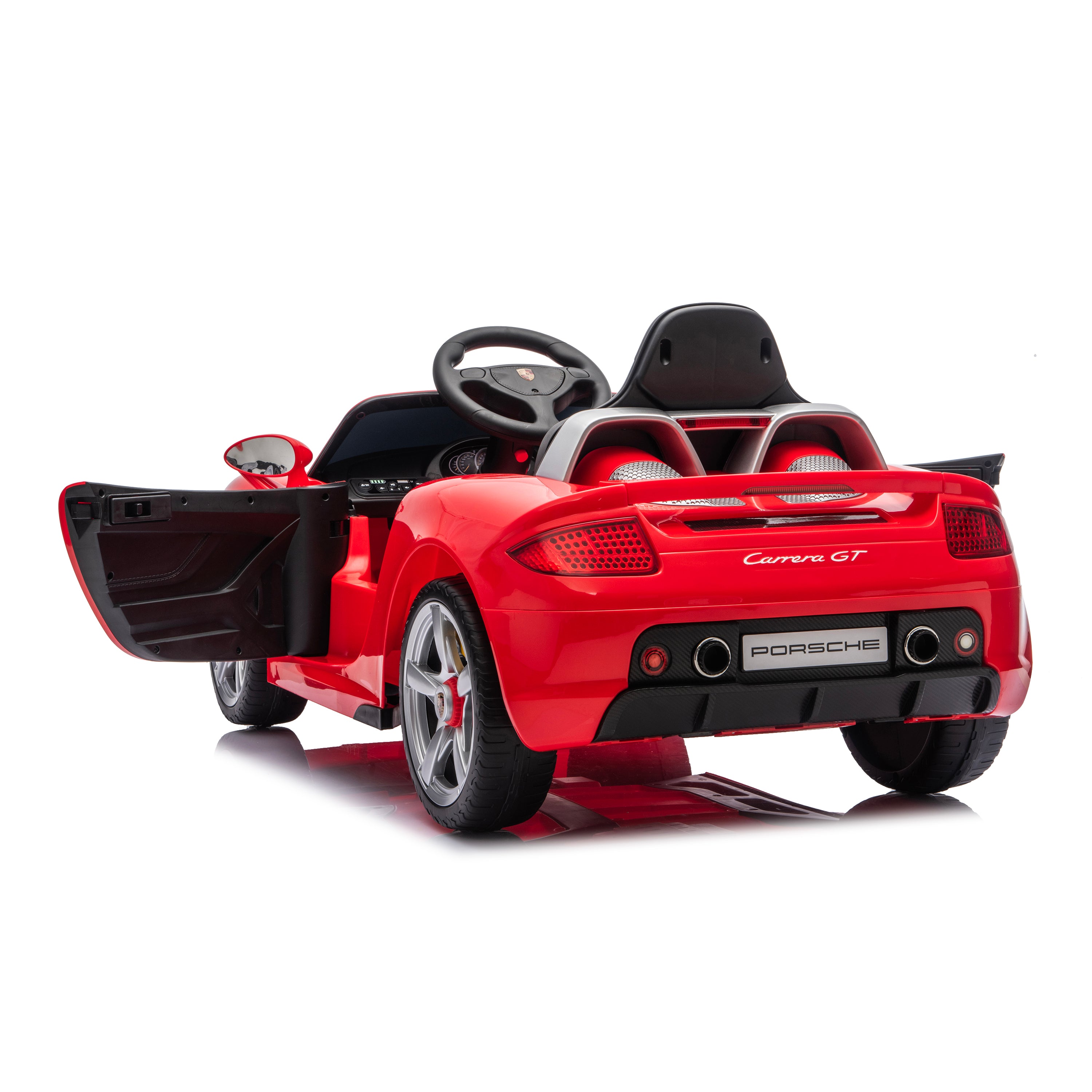 12V Porsche Carrera GT 1 Seater Ride On Car - Red - Image 8