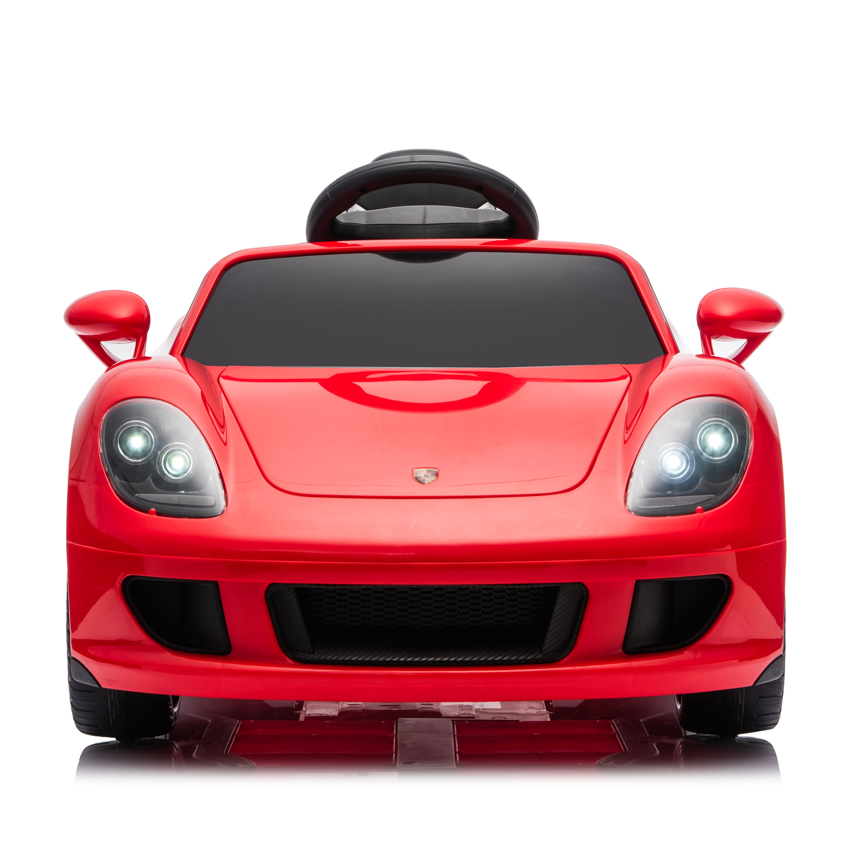 12V Porsche Carrera GT 1 Seater Ride On Car - Red - Image 9