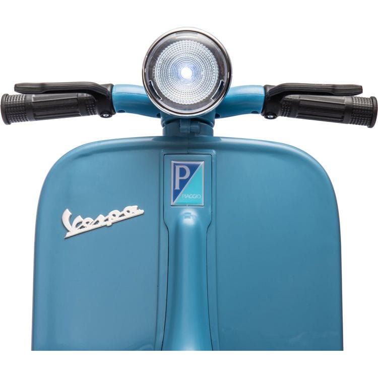 12V Vespa Electric Ride-On Scooter - Blue - Image 7
