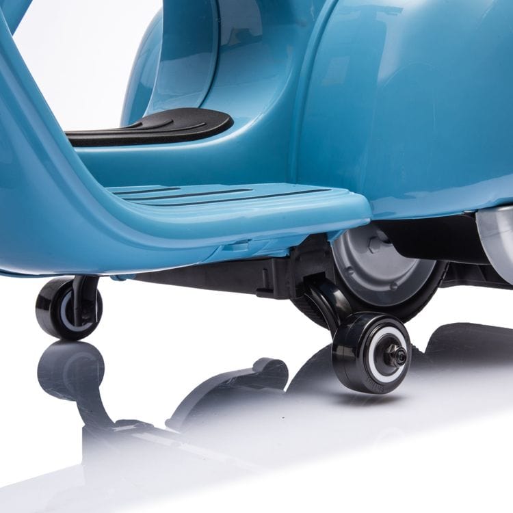 12V Vespa Electric Ride-On Scooter - Blue - Image 10
