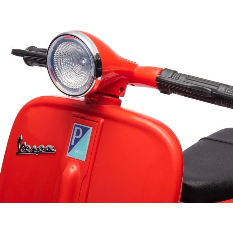 12V Vespa Electric Ride-On Scooter - Red - Image 10