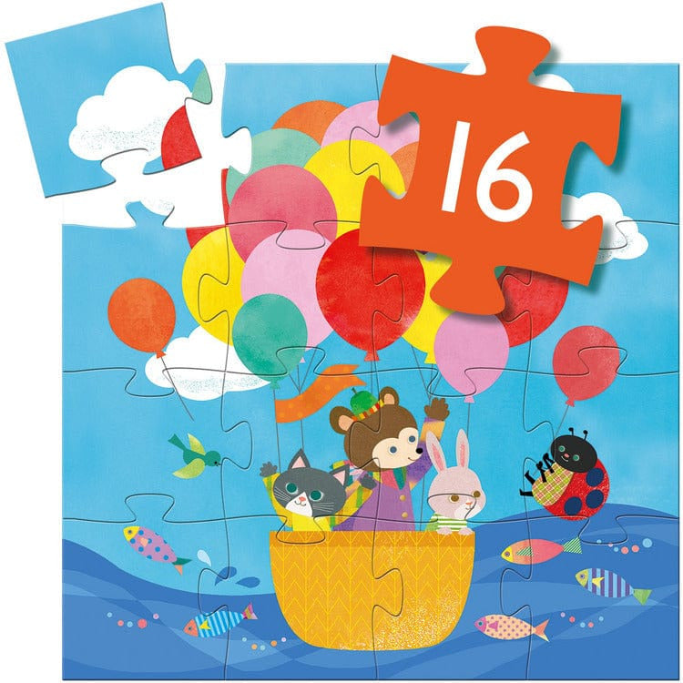 16-Piece Hot Air Balloon Jigsaw Puzzle - Image 4