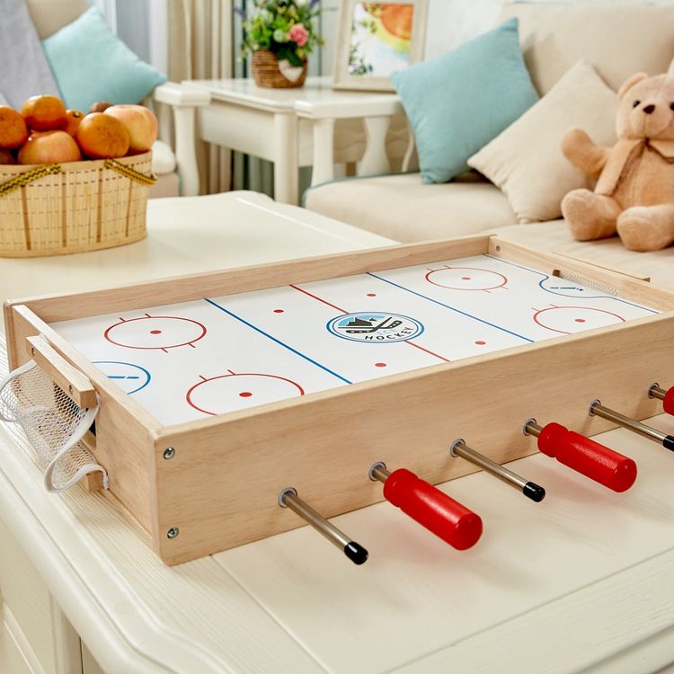2 in 1 Tabletop Game: Foosball & Hockey - Image 3