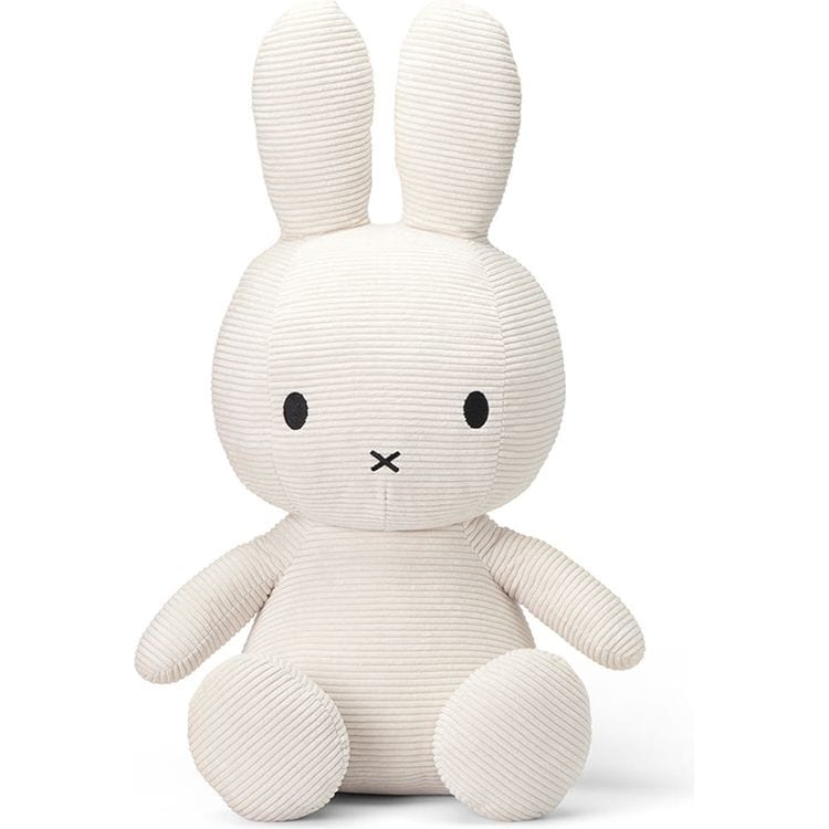 20" Miffy ECO Corduroy Plush - Off-White