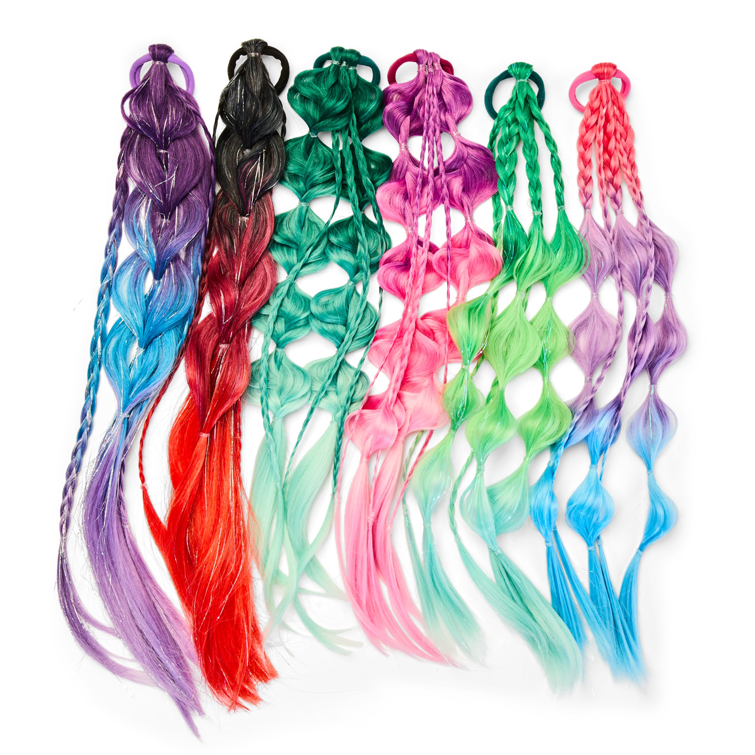 20" Wrap Ponytail Hair Extension – Candy Sky - Image 4